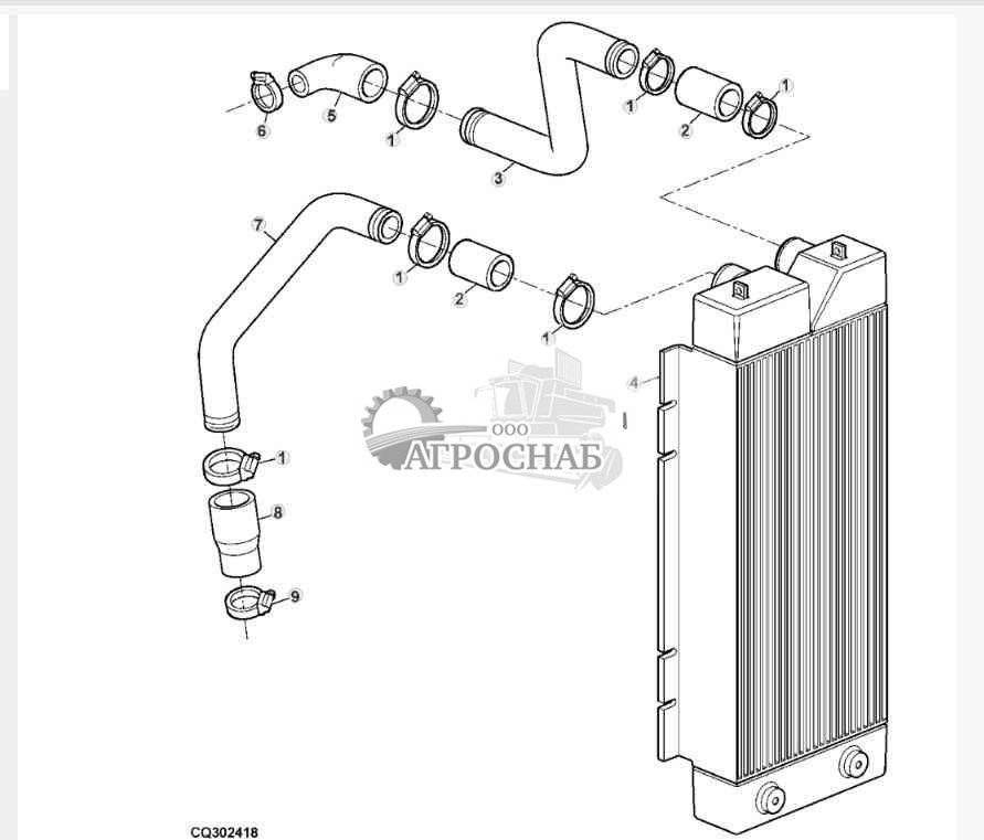 After Cooler And Hoses 